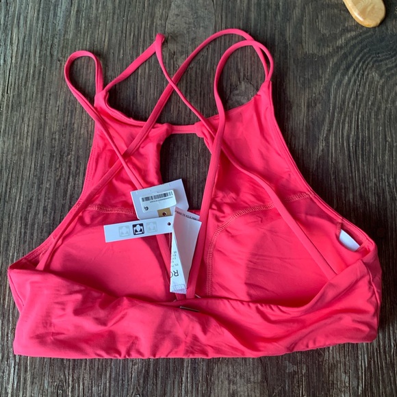 ROXY coral keyhole soft strappy bikini top - Picture 5 of 5